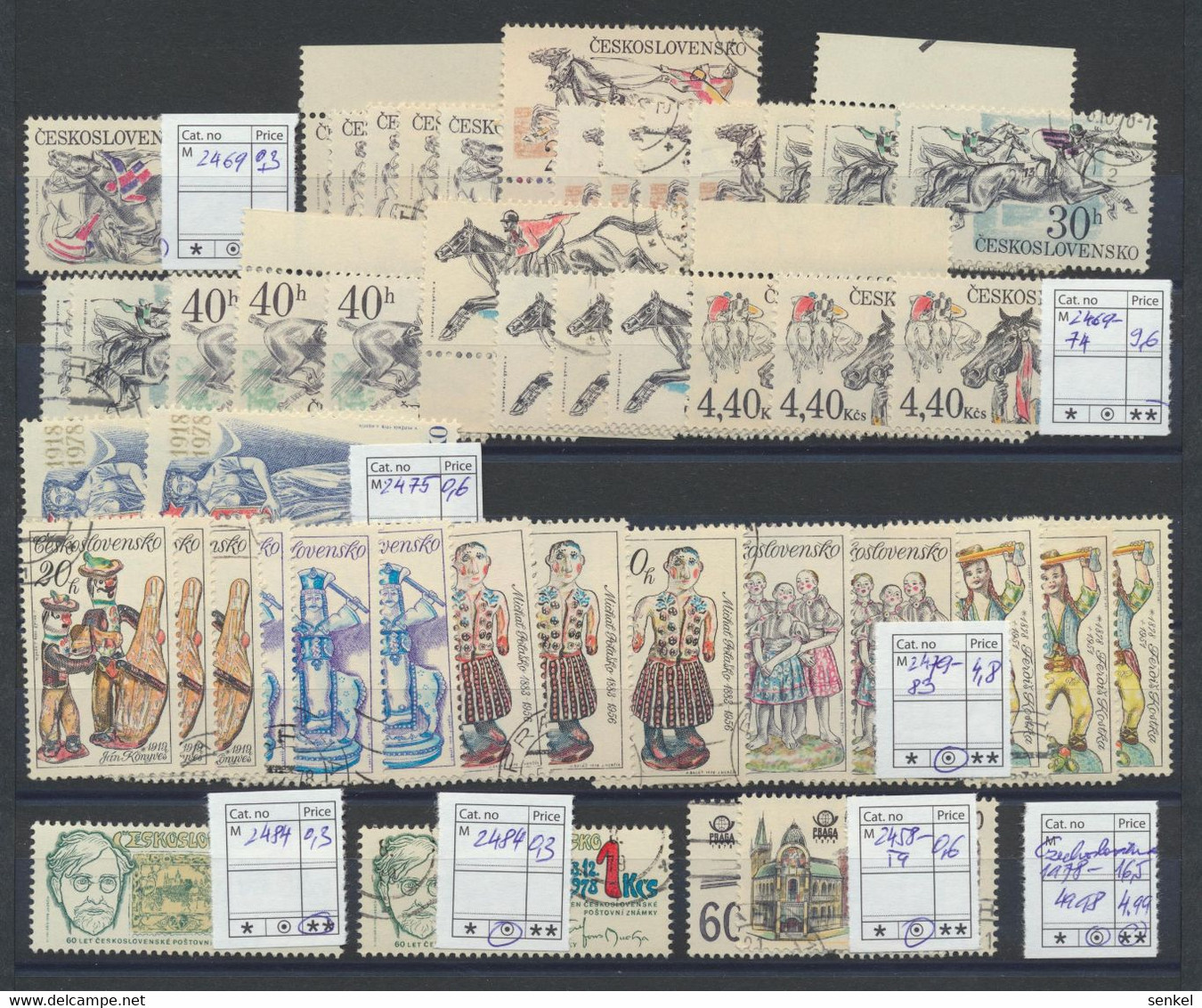 4998 Czechoslovakia Tschechoslowakia Set Of Different Stamps 1978 Mint And Used - Other & Unclassified