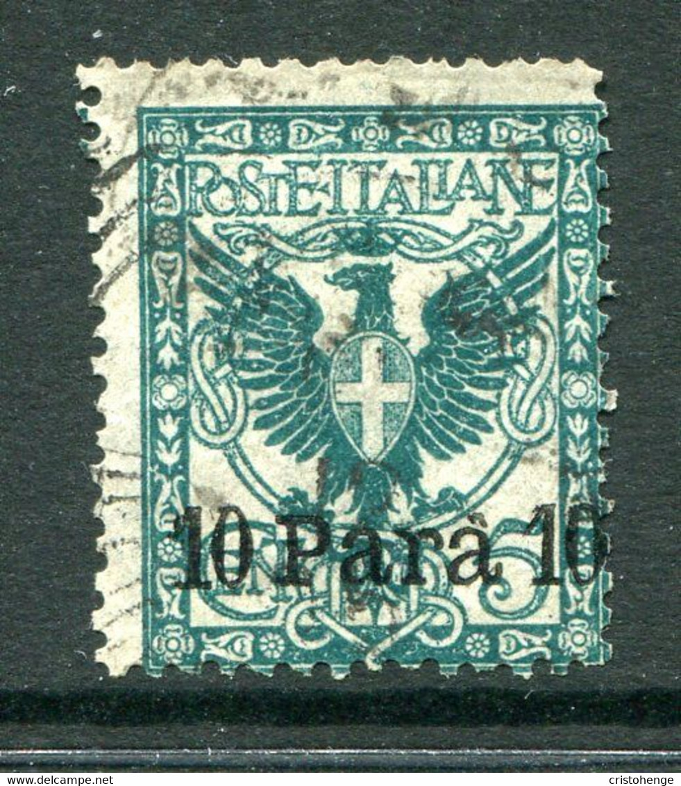 Italian Levant 1902 - Without Albania - Stamps Of 1901 - 10pa On 5c Green Used (SG 21) - Albanië