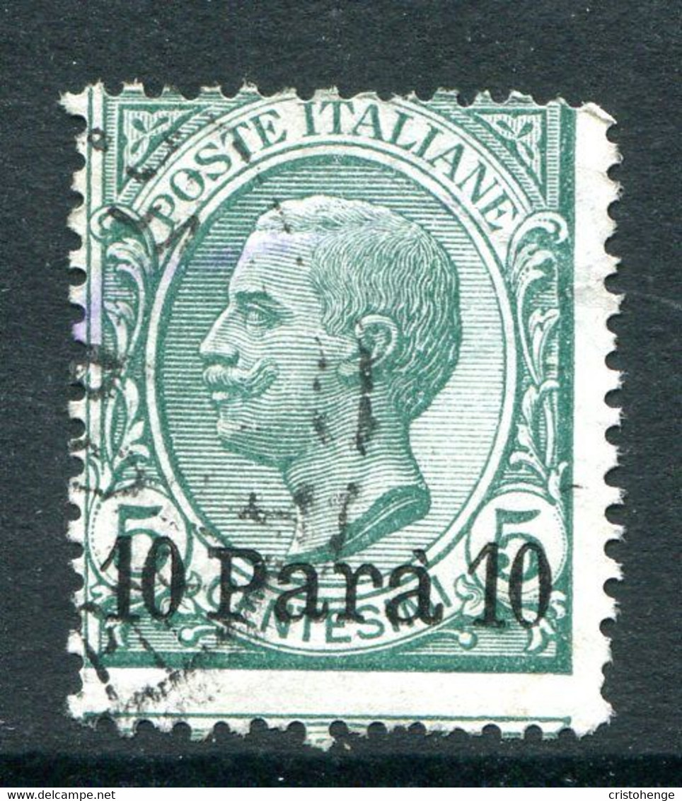 Italian Levant 1907 - Without Albania - Stamps Of 1901 - 10pa On 5c Green Used (SG 27) - Albanië