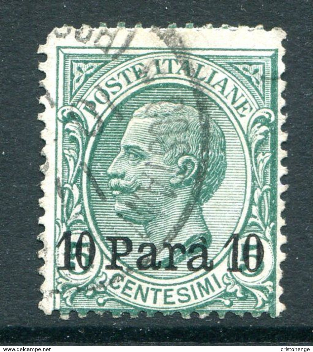 Italian Levant 1907 - Without Albania - Stamps Of 1901 - 10pa On 5c Green Used (SG 27) - Albanien