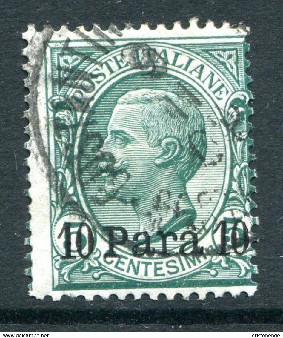 Italian Levant 1907 - Without Albania - Stamps Of 1901 - 10pa On 5c Green Used (SG 27) - Albanië