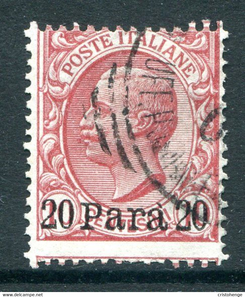 Italian Levant 1907 - Without Albania - Stamps Of 1901 - 20pa On 10c Red Used (SG 28) - Albanien