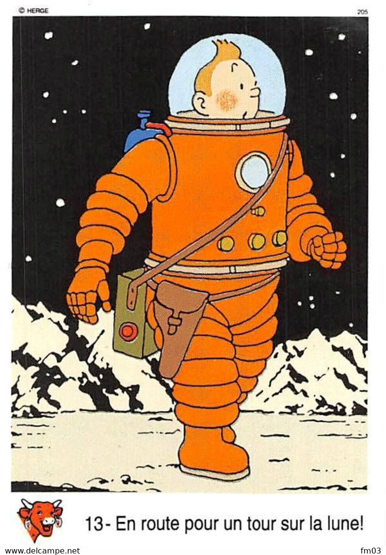 Tintin Vache Qui Rit Image 13 Espace Voyage Vers La Lune - Other & Unclassified