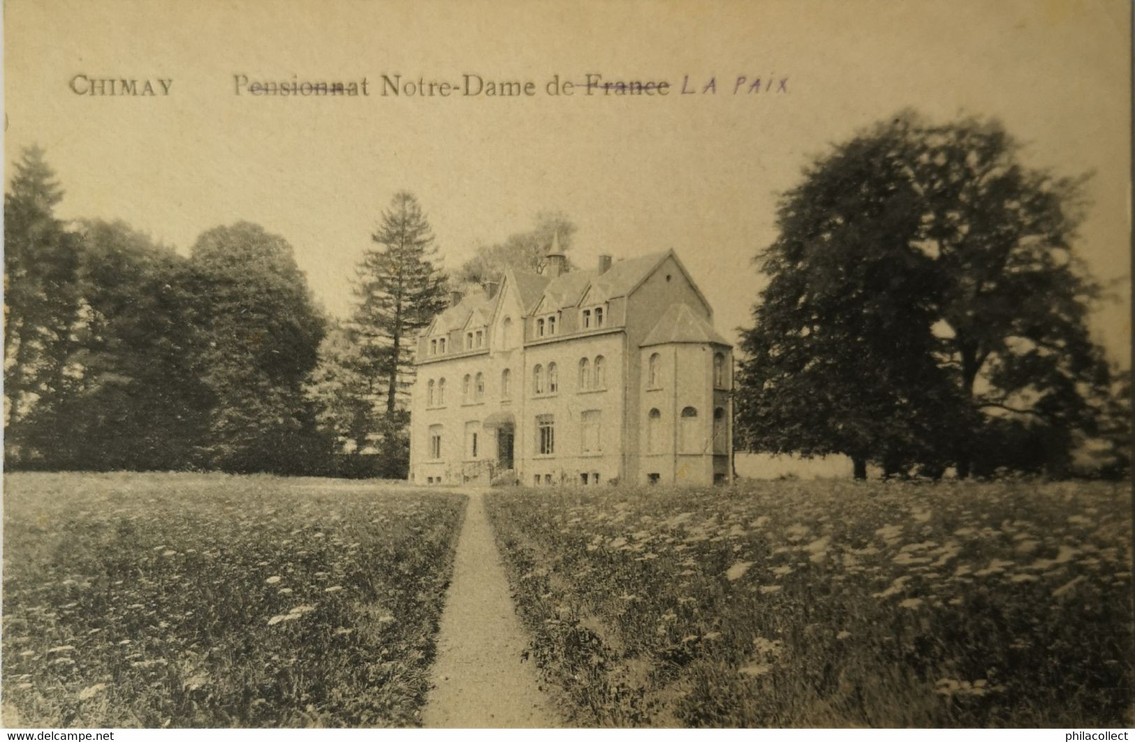 Chimay // Pensionnat Notre Dame De France 19?? Ed. E. Douniau - Chimay