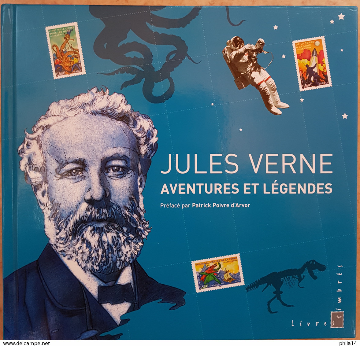 LIVRE TIMBRES / JULES VERNE AVENTURES ET LEGENDES / BLOC ET PAGES AVEC TIMBRES / 85 PAGES - Other & Unclassified