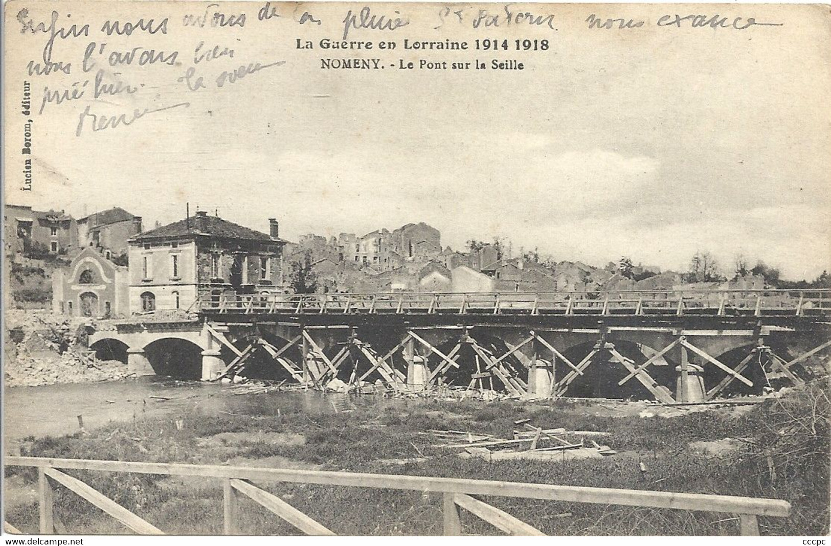 CPA Nomeny Le Pont Sur La Seille Guerre 1914 - 1918 - Nomeny