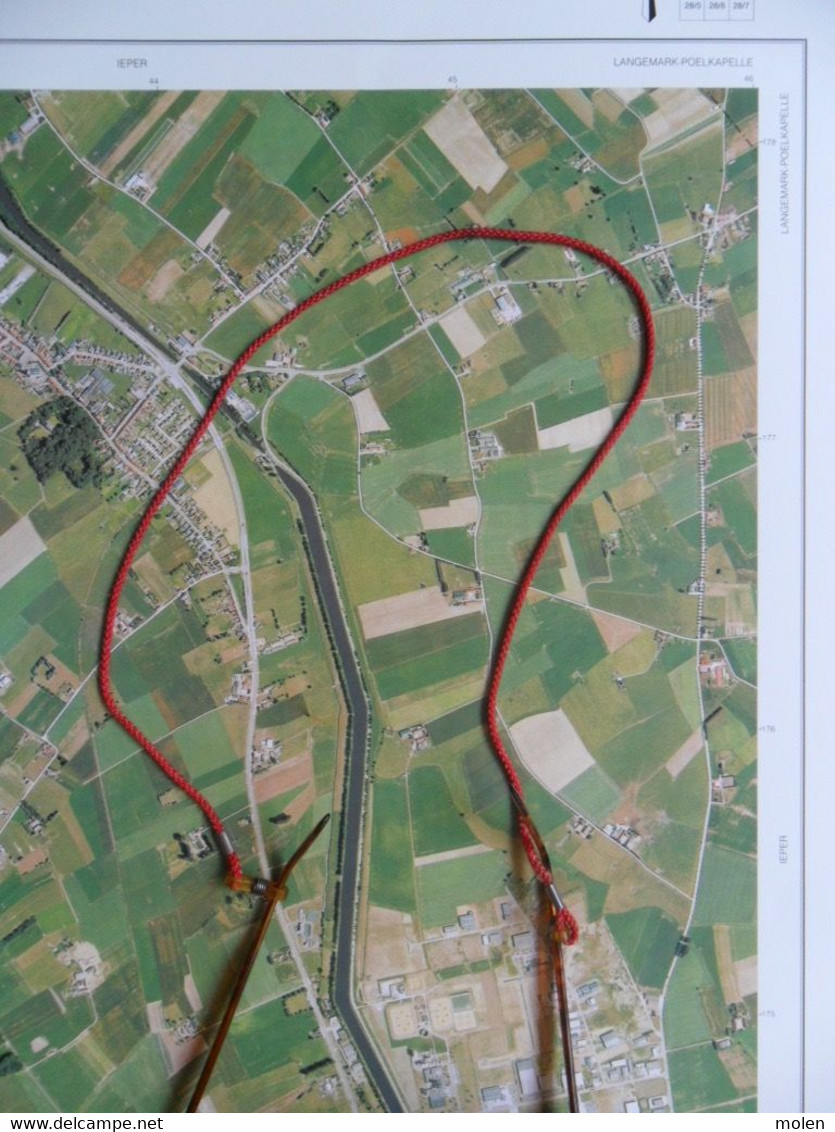 BOEZINGE In 1990 GROTE-LUCHT-FOTO BRIELEN PILKEM NOORDERRING-IEPER 48x67cm ORTHOFOTOPLAN PHOTO AERIENNE LUCHTFOTO R731 - Ieper