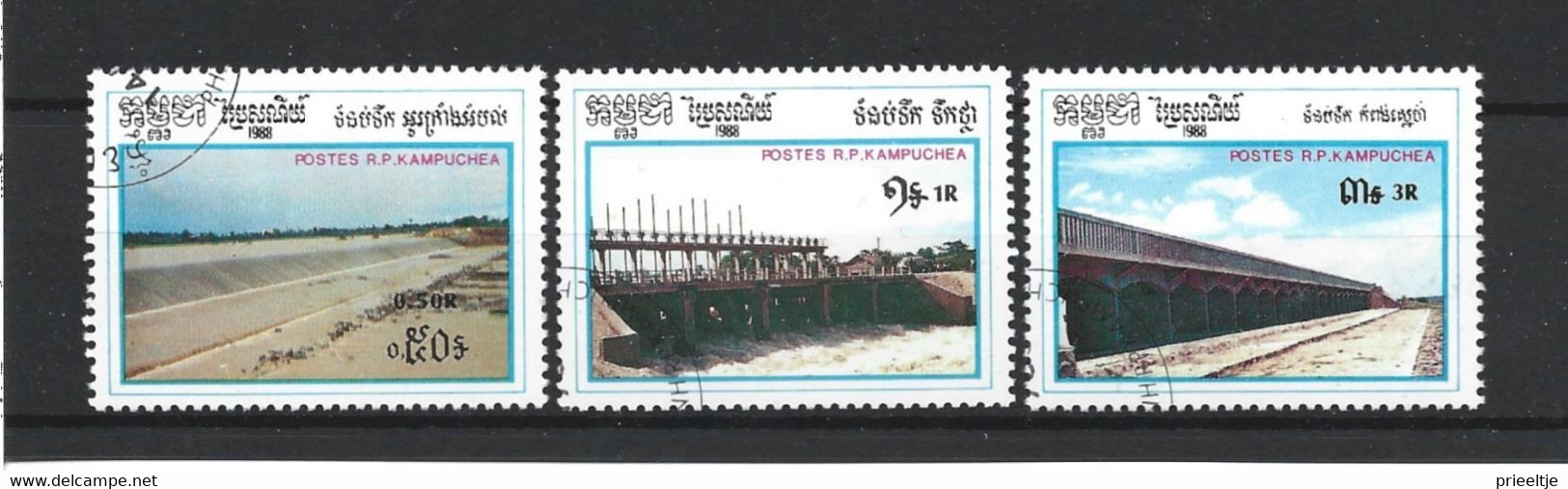 Kampuchea 1988 National Day Y.T. 782/784 (0) - Kampuchea