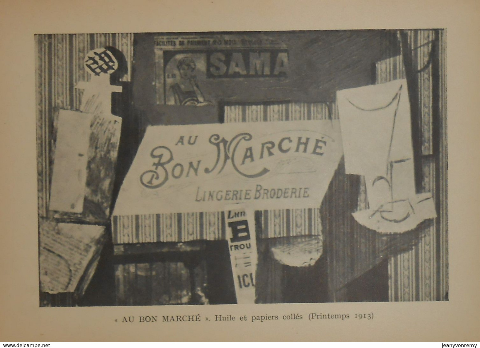 Picasso. Reproduction. 1938. "Au Bon Marché". - Estampes & Gravures
