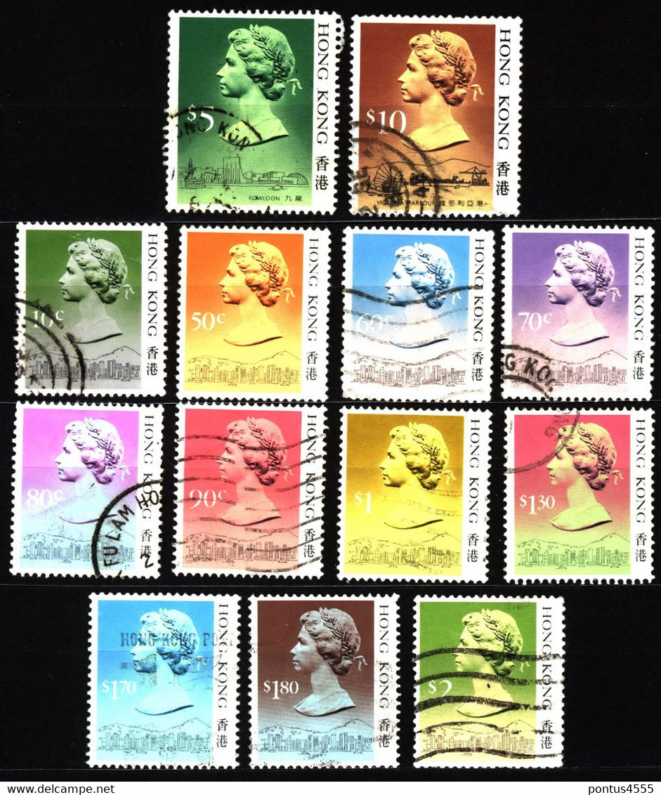 Hong Kong 1982-1987 Queen Elisabeth (5) - Used Stamps