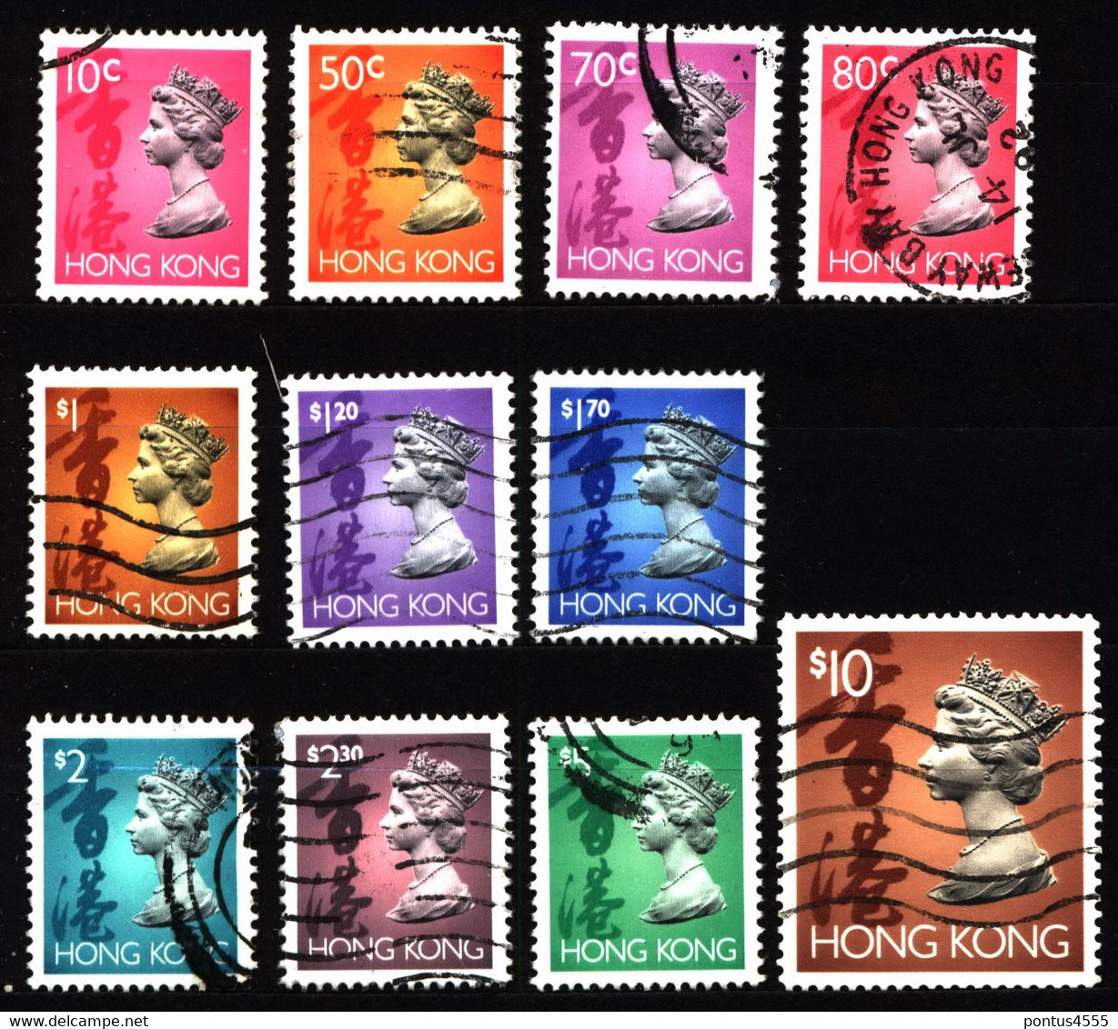 Hong Kong 1992 Mi 654_667 Queen Elizabeth II (1) - Used Stamps