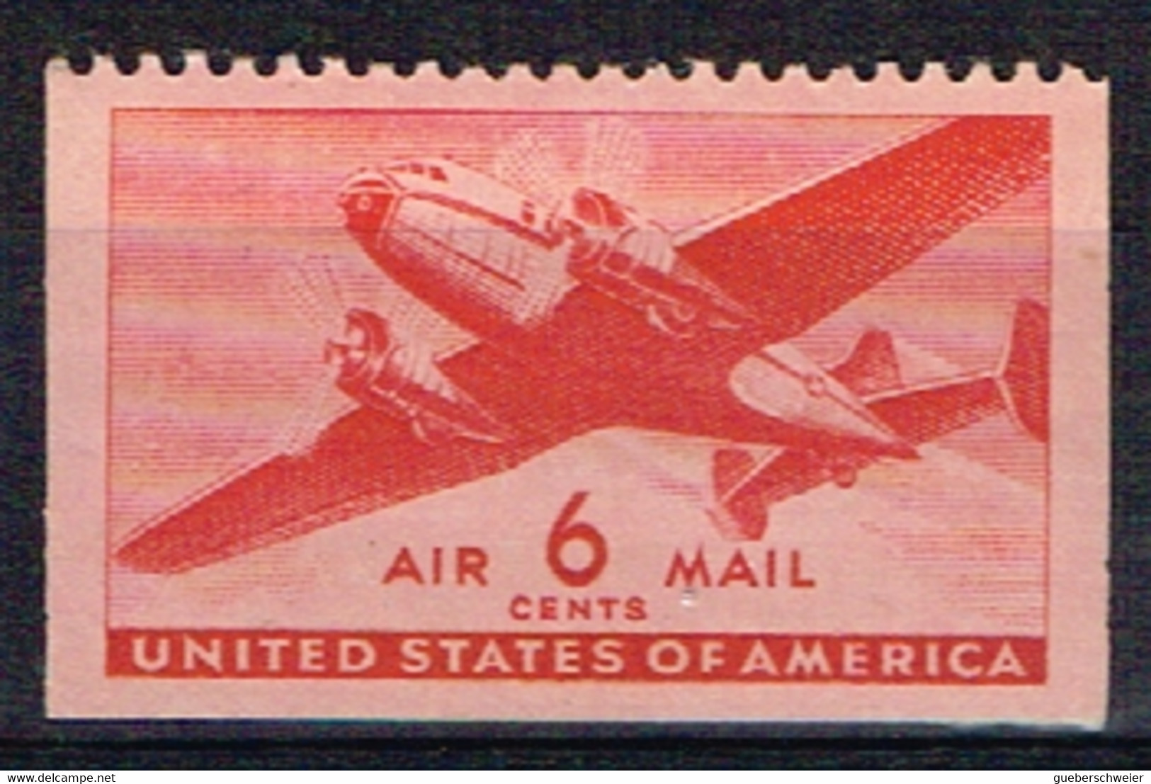 USA 8 - ETATS UNIS PA 26 Neuf* Non Dentelé Sur 3 Faces - 2b. 1941-1960 Unused