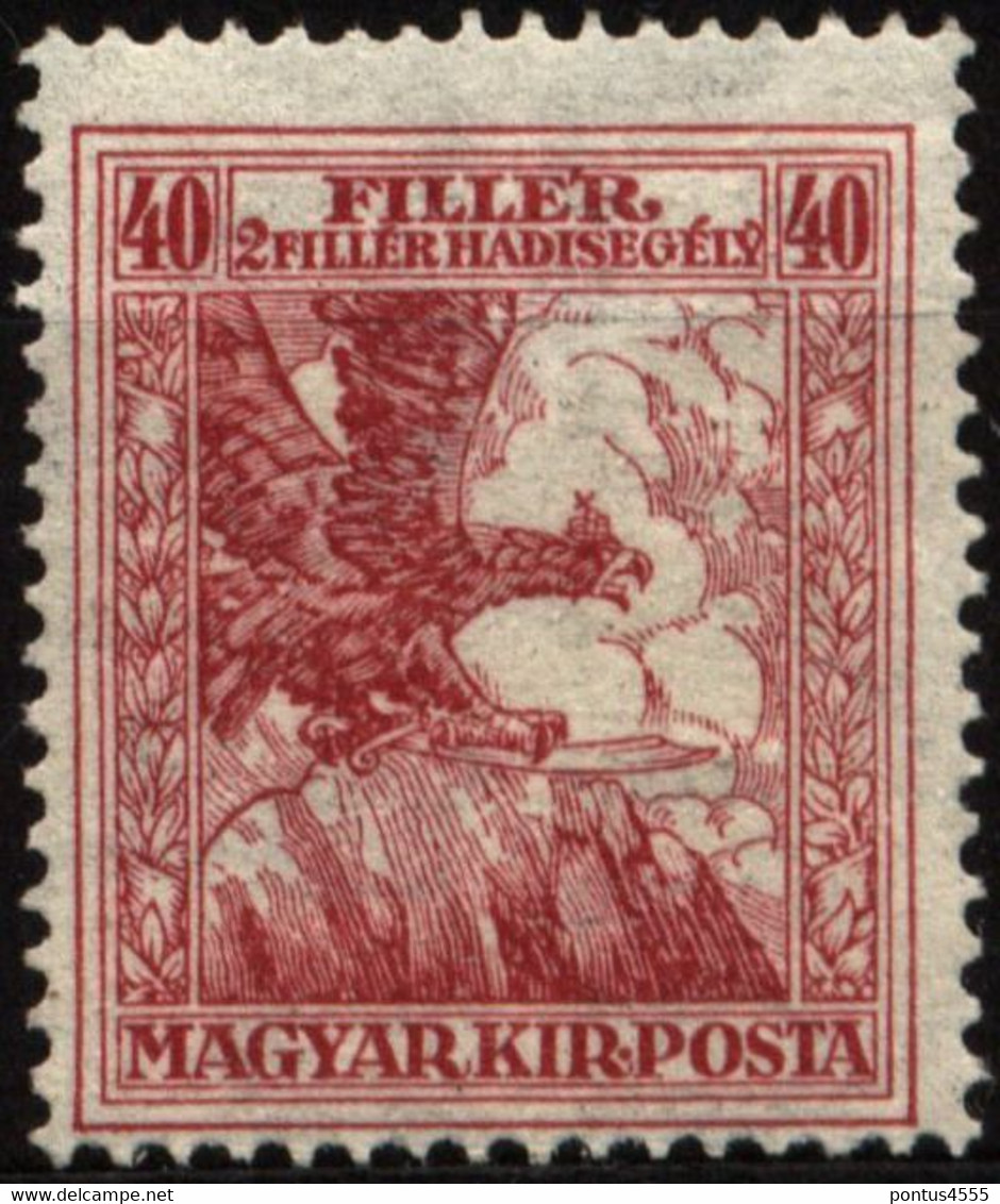 Hungary 1917 Mi 185 War Fund (III) MH - Ungebraucht