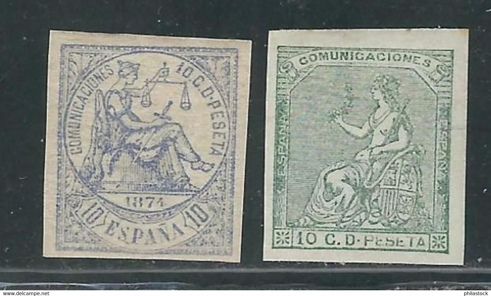 ESPAGNE  N° 132 & 143  * Non-dentelés - Nuevos