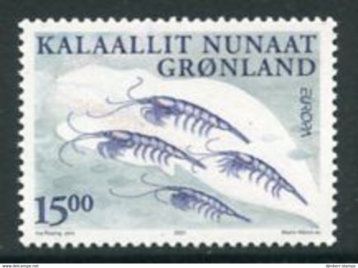 GREENLAND 2001 Europa: Water Resources  MNH / **.  Michel 368 - Nuevos