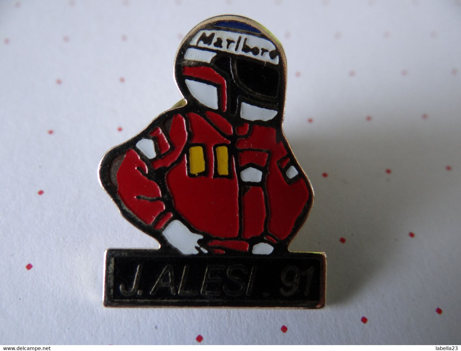 Pin: "marlboro" Formel 1 - Rennfahrer J.Alesi 1991 - Car Racing - F1