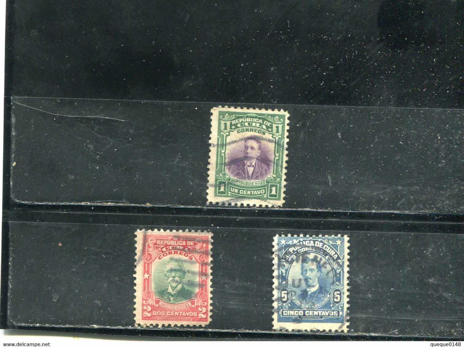 Cuba 1910 Yt 153-154 156 - Unused Stamps