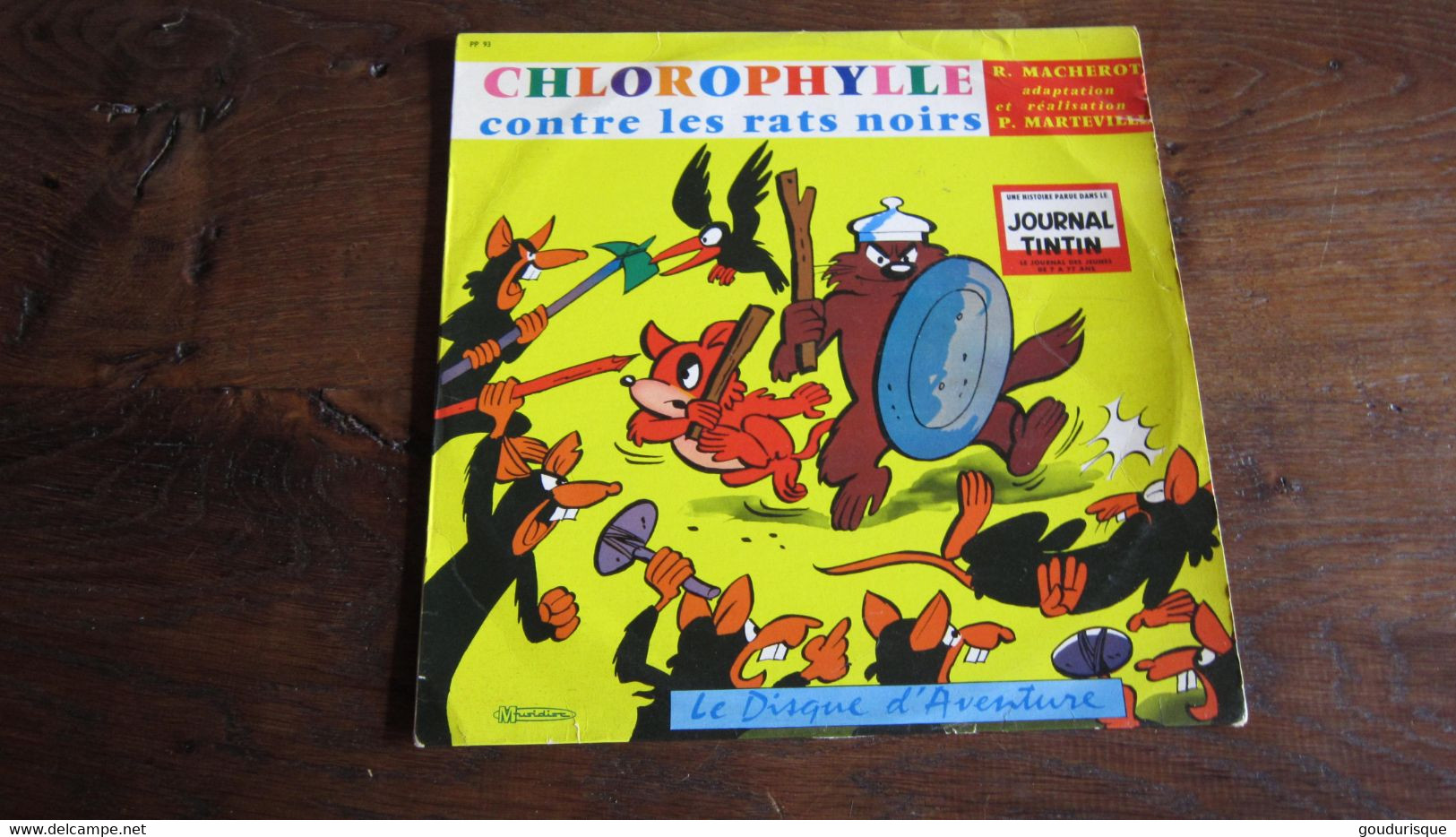 33t RARE CHLOROPHYLLE CONTRE LES RATS NOIRS   MACHEROT - Chlorophylle