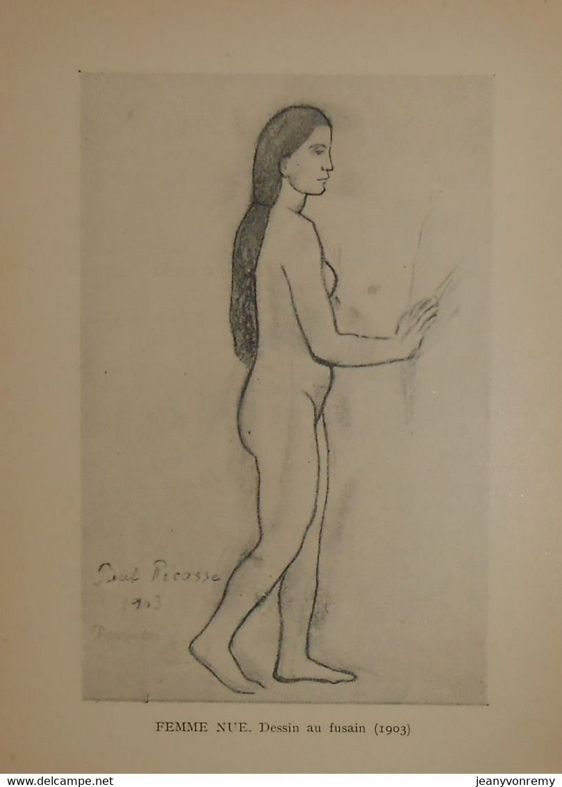 Picasso. Reproduction. 1938. Femme Nue. - Estampes & Gravures