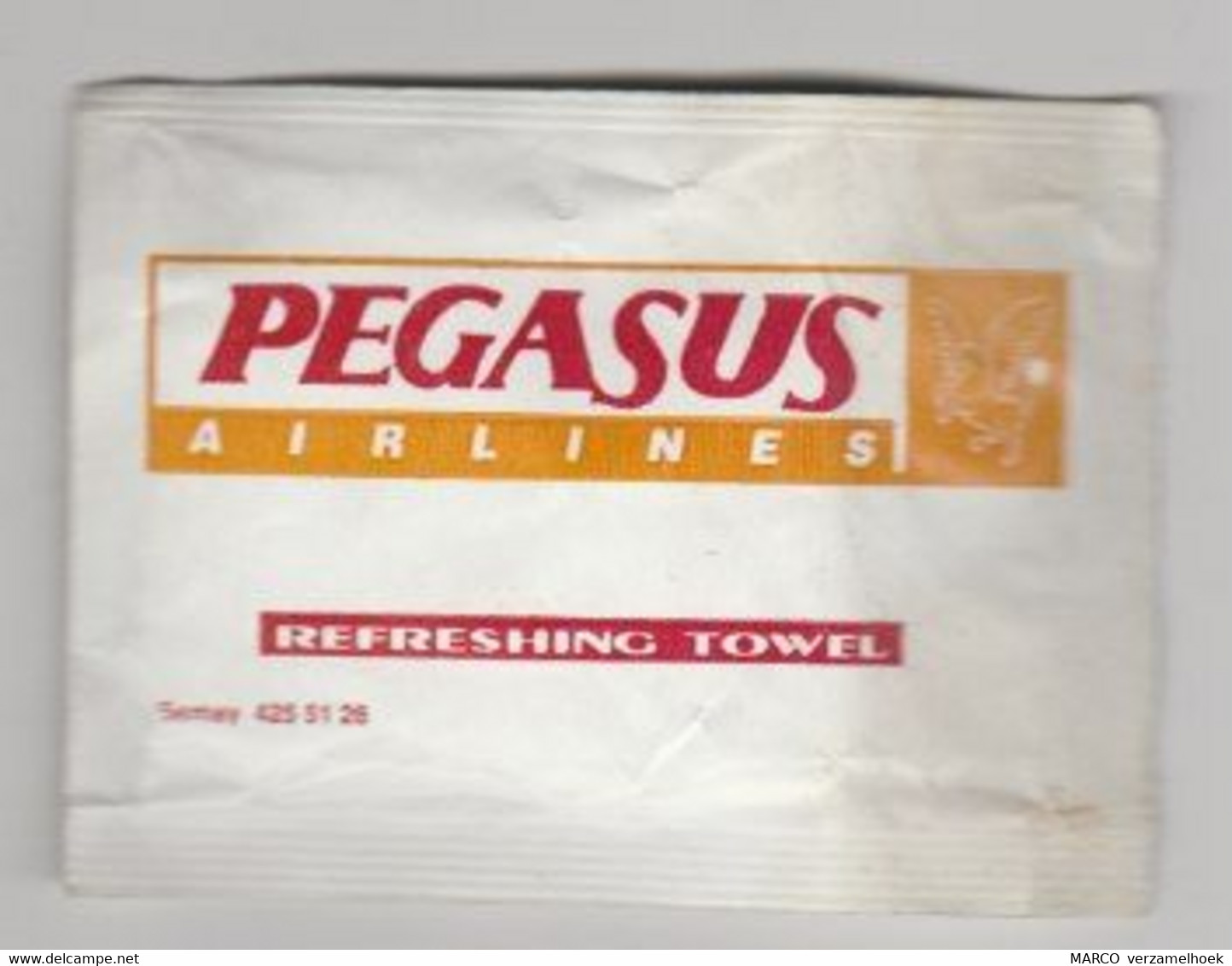 Pegasus Airlines Turkije (TR) Refreshing Tissue-verfrissingsdoekje - Regalos