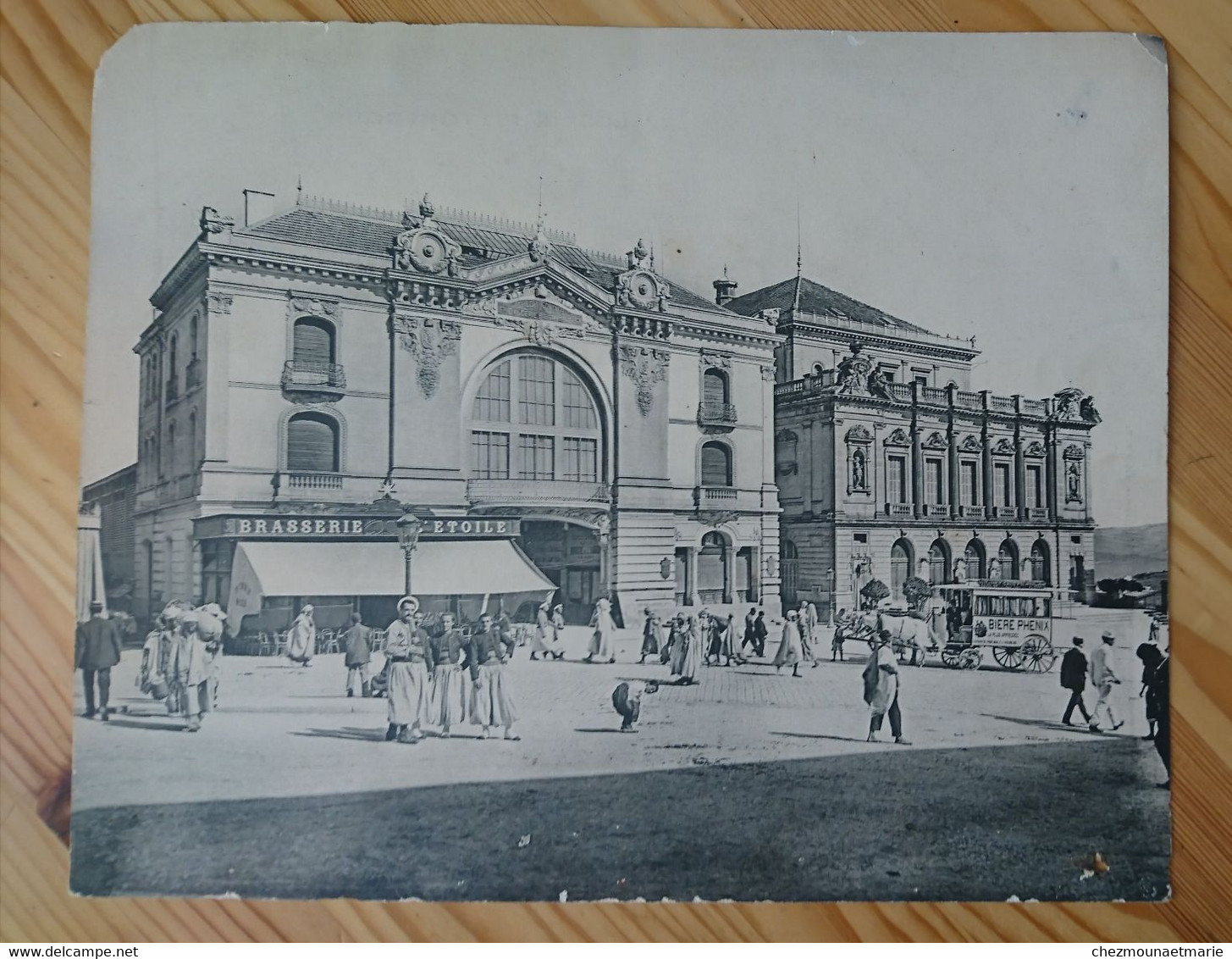 CONSTANTINE CREDIT FONCIER ET THEATRE - BIERE PHENIX BRASSERIE ETOILE - CARTE GEANTE ALGERIE - Sonstige & Ohne Zuordnung