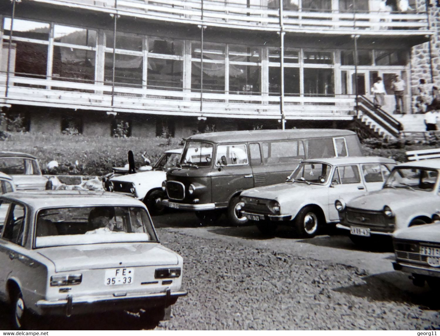 Fischbach - 1980 - Thüringenbaude - Alte Autos - Waltershausen - Echt Foto - Thüringer Wald - Thüringen - Waltershausen