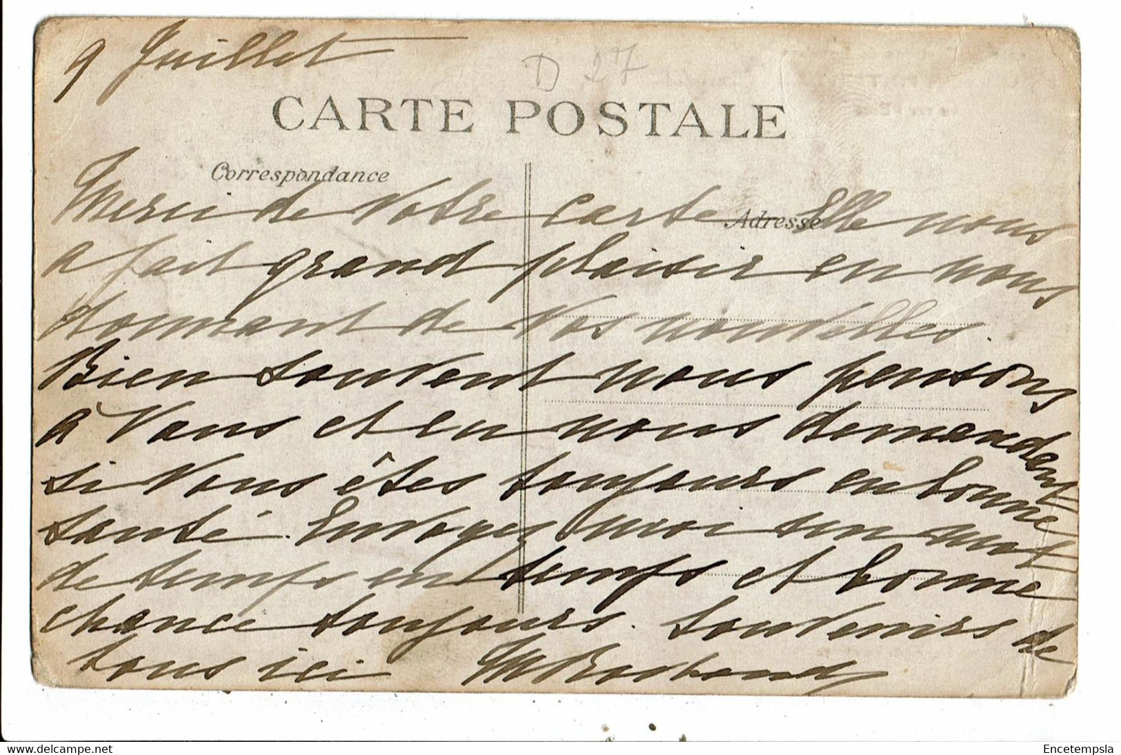 CPA Carte Postale-France-Pinterville Le Château Vu Sur L'Eure  Animée -VM31331at - Pinterville