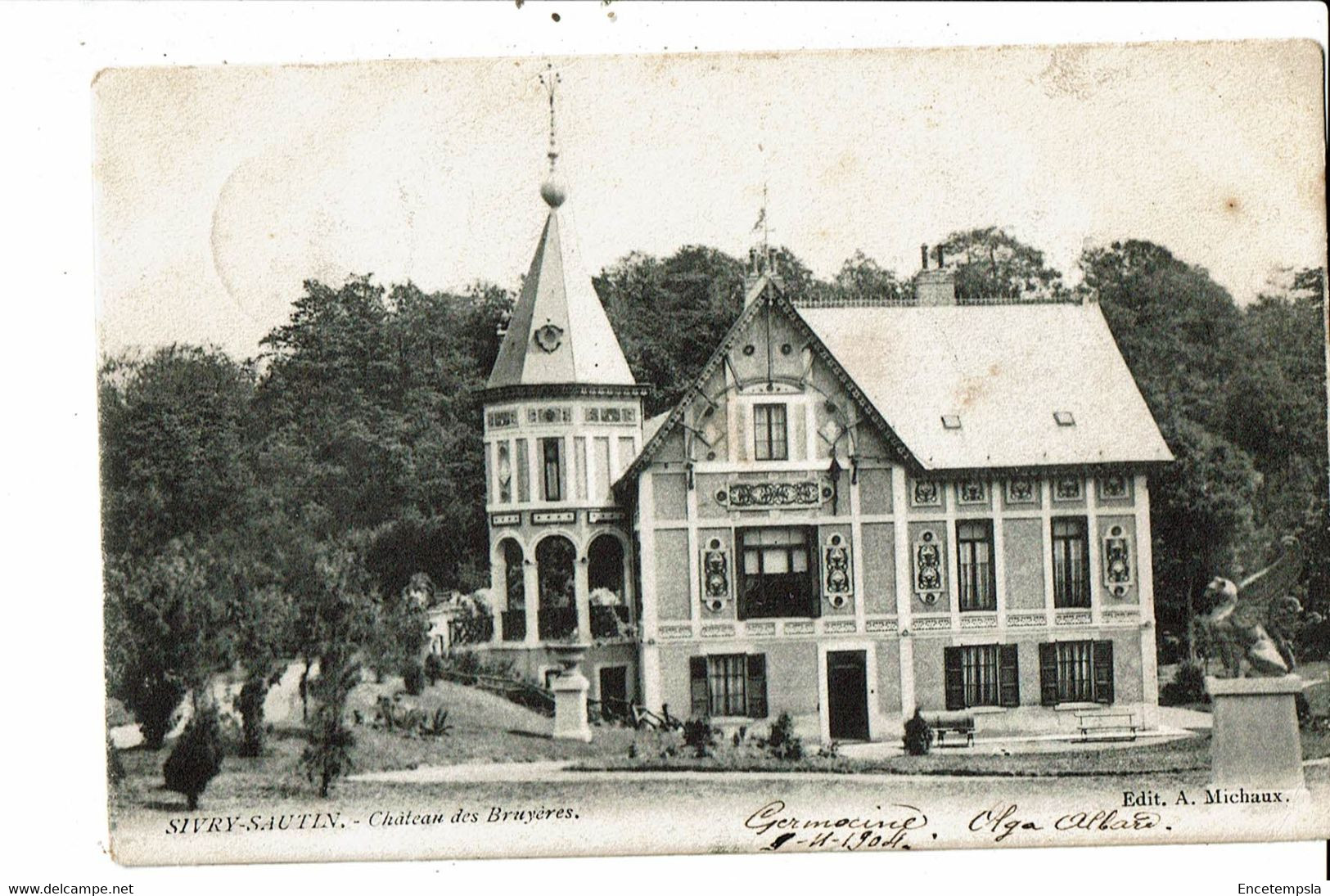 CPA Carte Postale-Belgique-Sivry Sautin Château Des Bruyères 1904 -VM31332at - Sivry-Rance