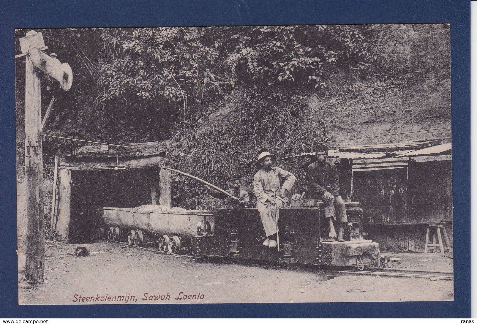 CPA SUMATRA Indonésie Non Circulé Dutch East Indies Inde Métier Mines - Indonesië