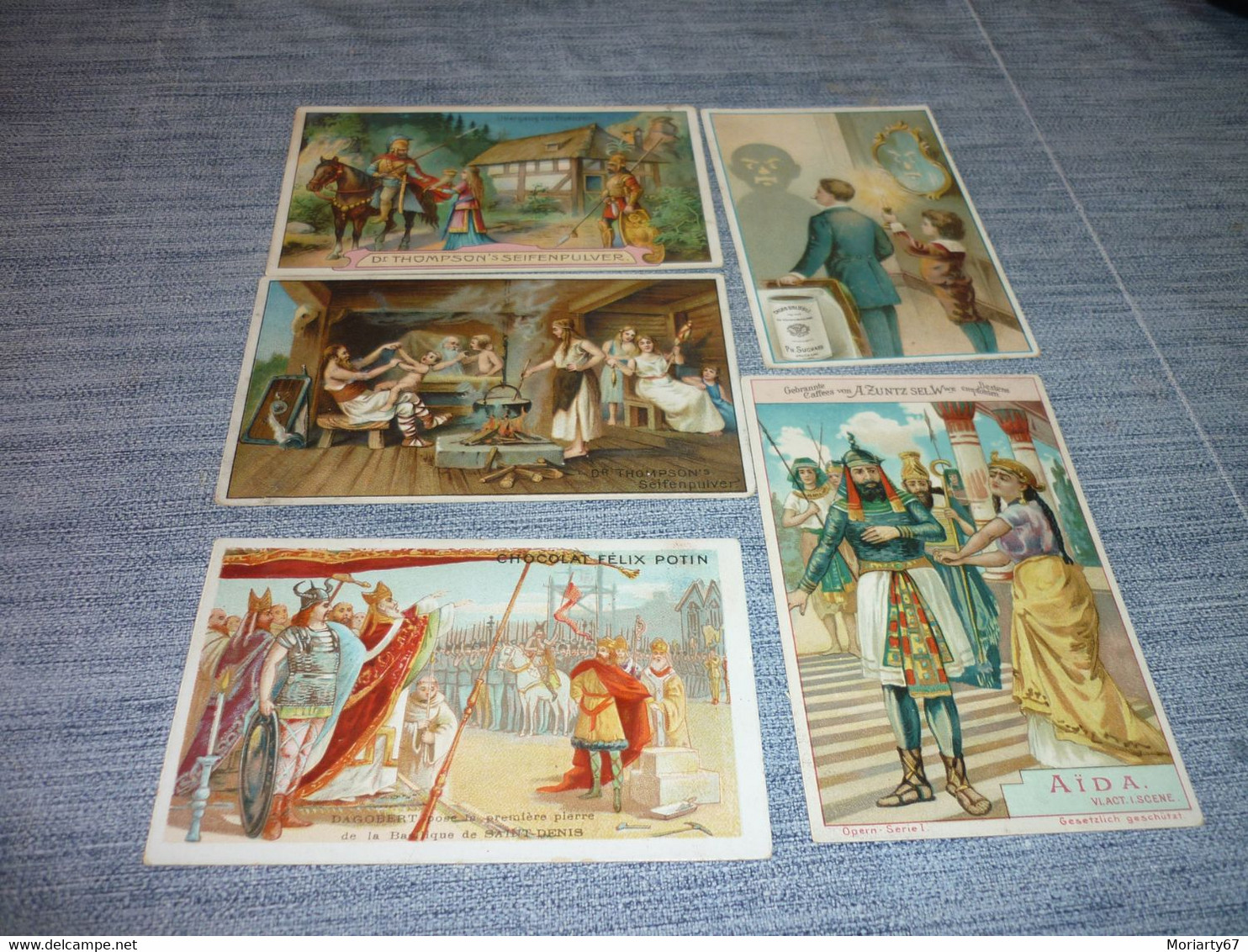 Lot Image Chromo Chocolat Suchard Et Felix Potin 2 Dr Thompson's Seifenpulver 1Zuntz Autre - Other & Unclassified