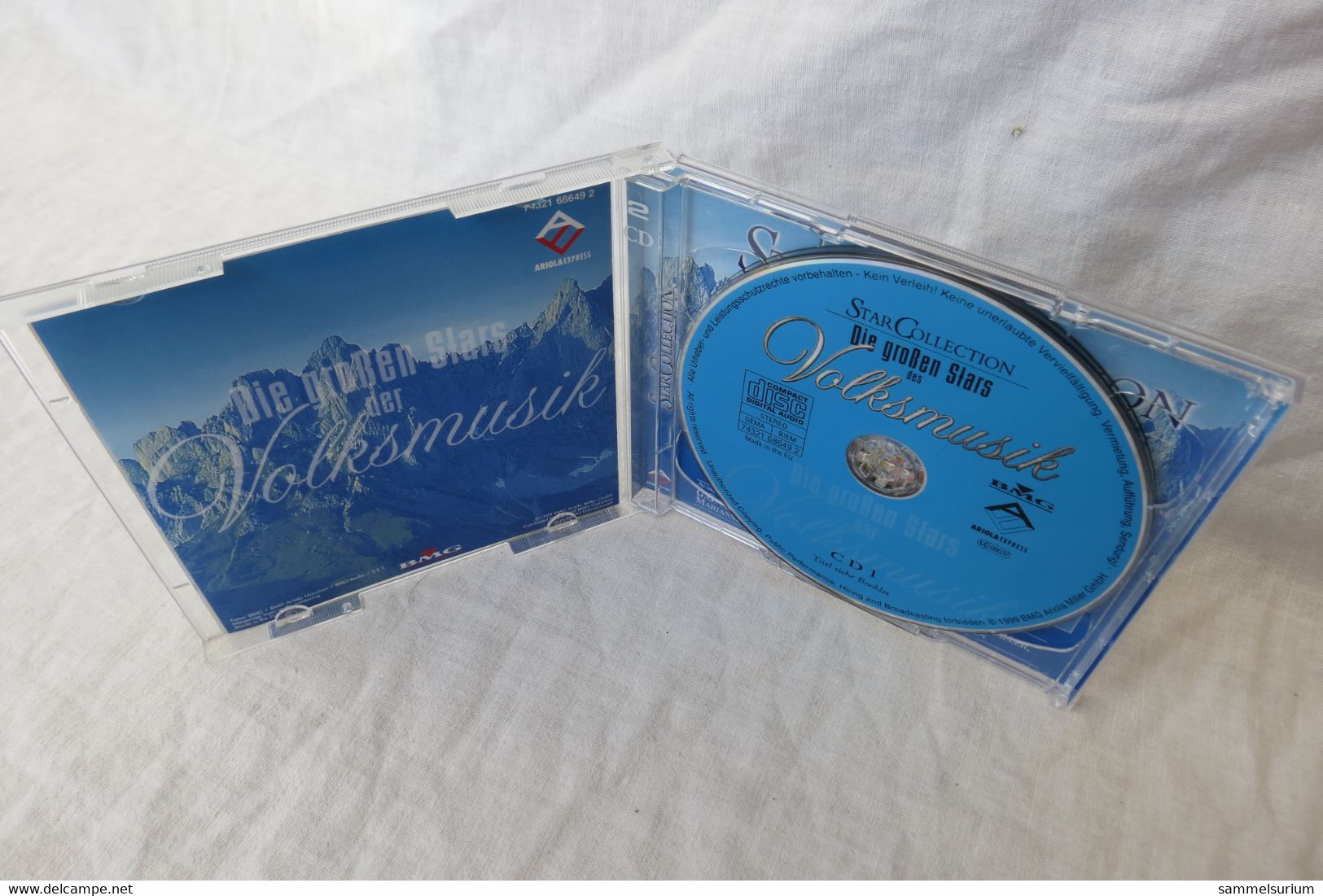 2 CDs "Die Großen Stars Der Volksmusik" Star Collection - Otros - Canción Alemana
