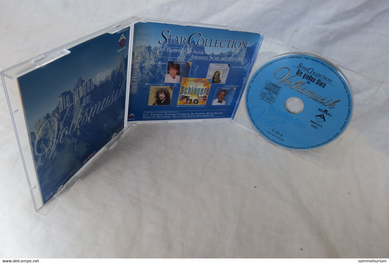 2 CDs "Die Großen Stars Der Volksmusik" Star Collection - Andere - Duitstalig