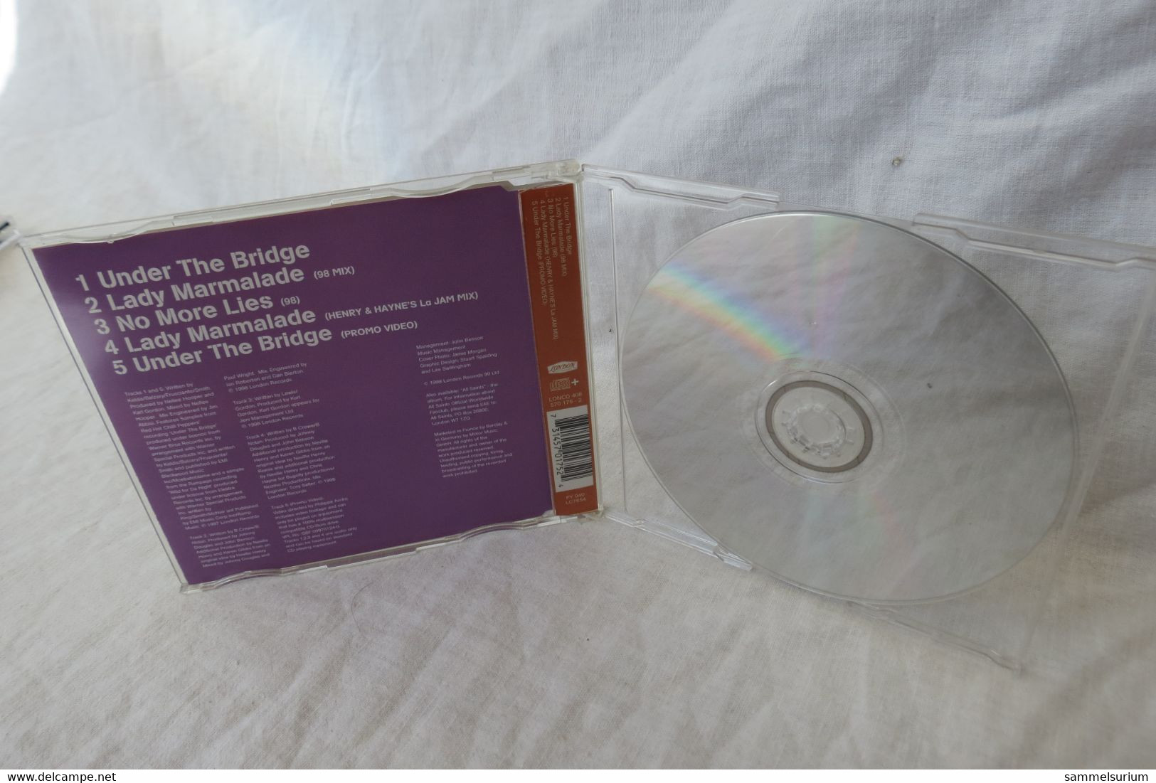 CD "All Saints" Under The Bridge / Lady Marmelade - Dance, Techno & House