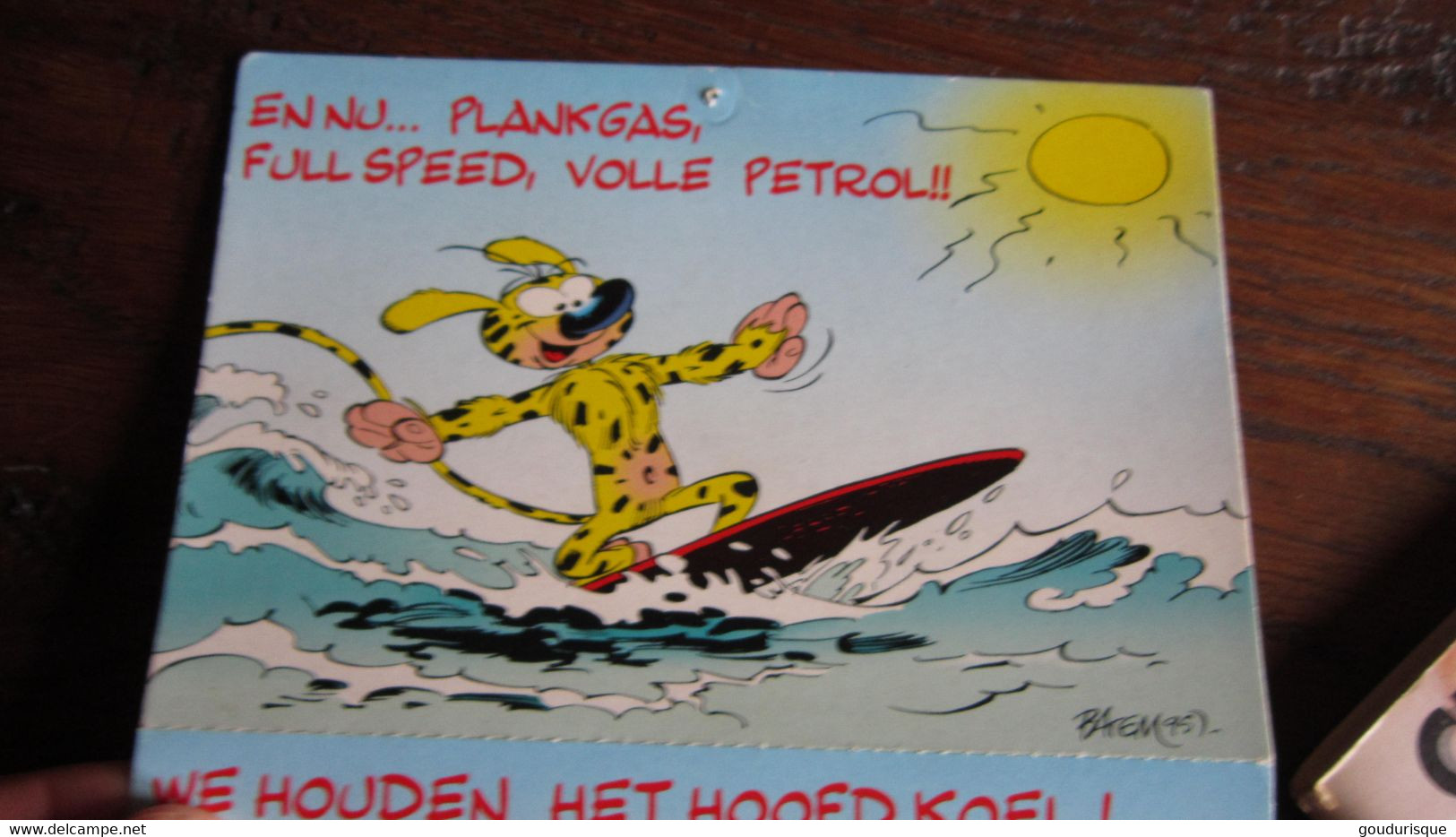 MARSUPILAMI  LOT DE CARTES POSTALE PUBLICITAIRE FLAMANDE  MARSUPILAMI OFFERT PAR MILKA - Marsupilami