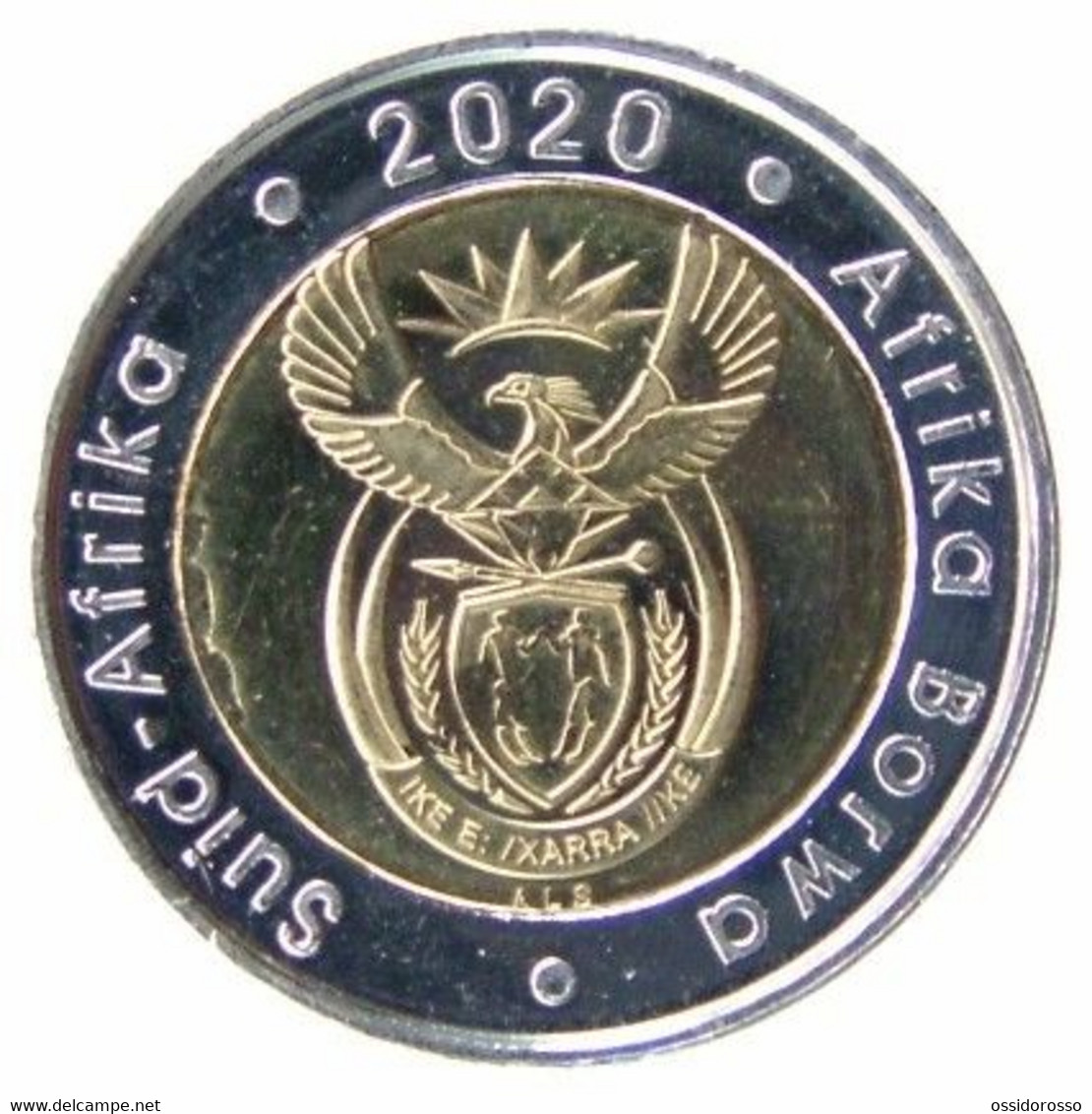 South Africa 5 Rand 2020 -  VF-- - South Africa