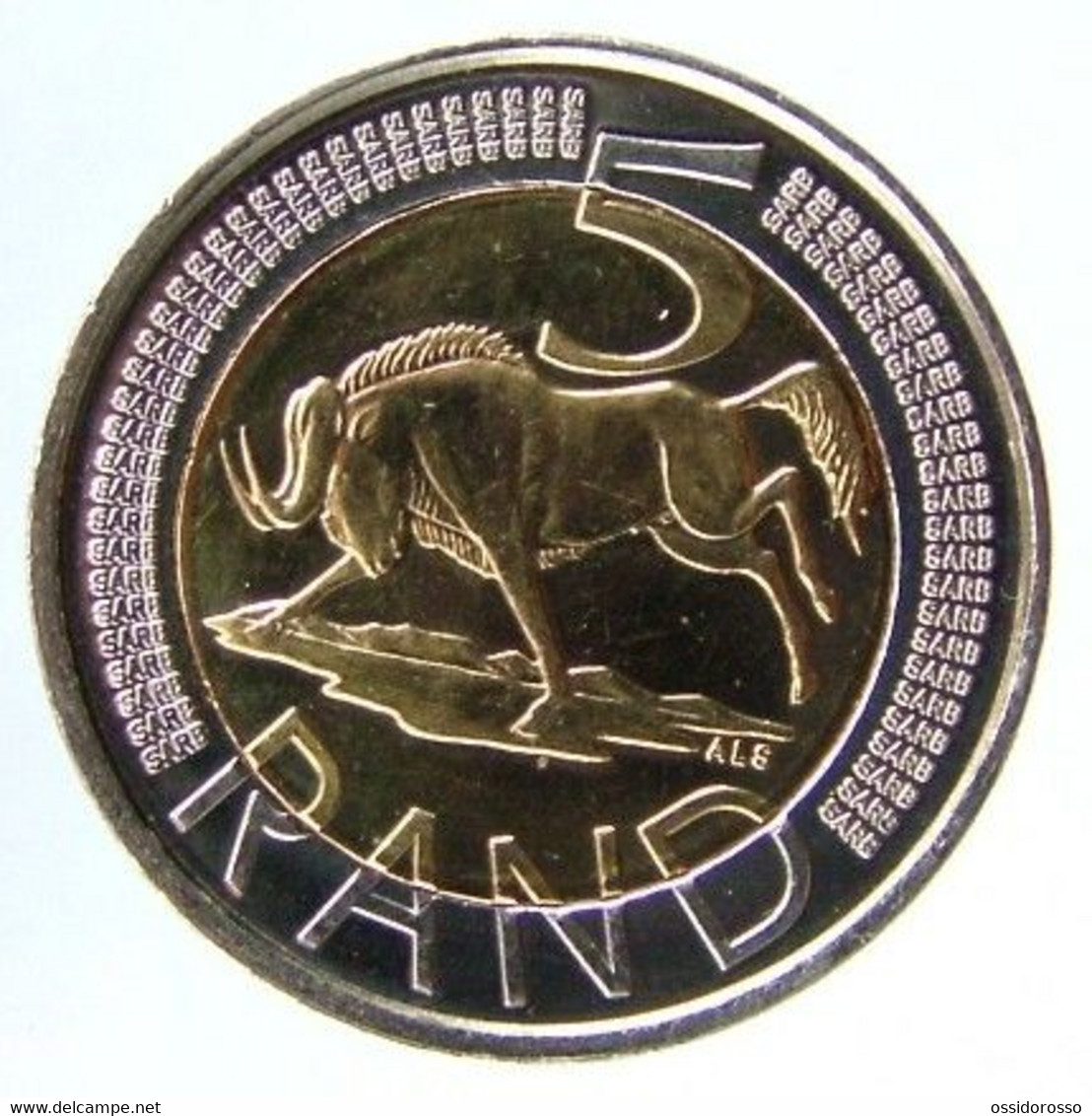 South Africa 5 Rand 2020 -  VF-- - South Africa