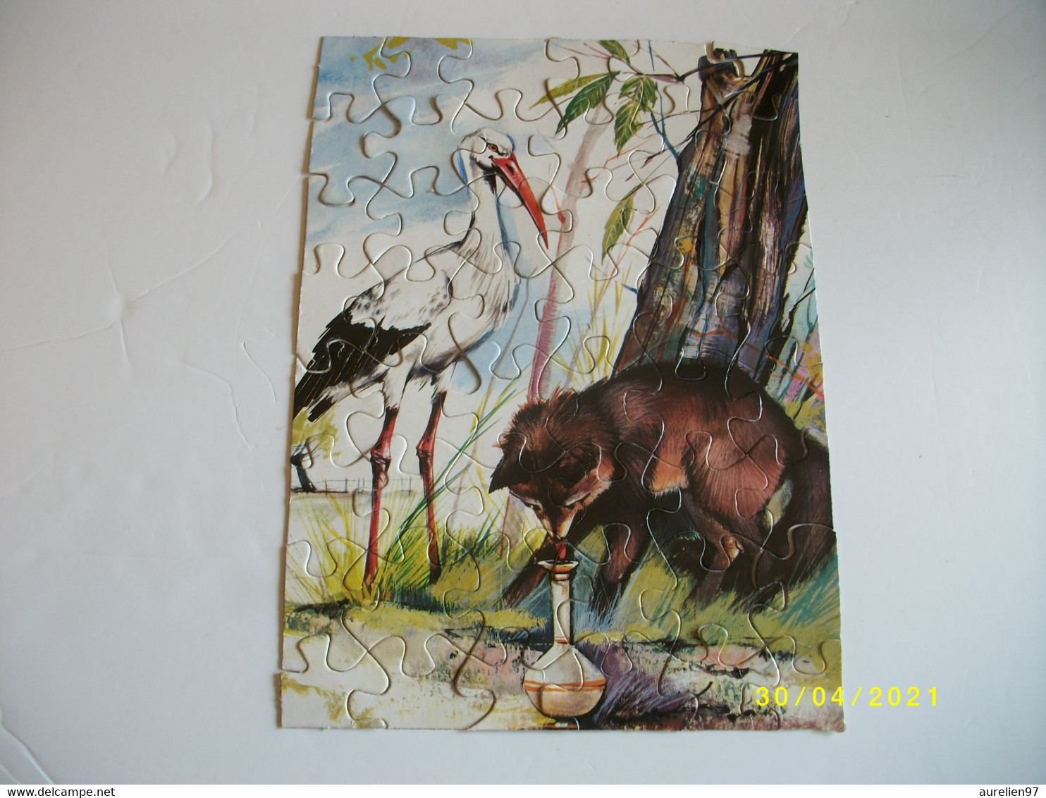 Lot De 7 Puzzles Anciens THEME ANIMAUX - Puzzles