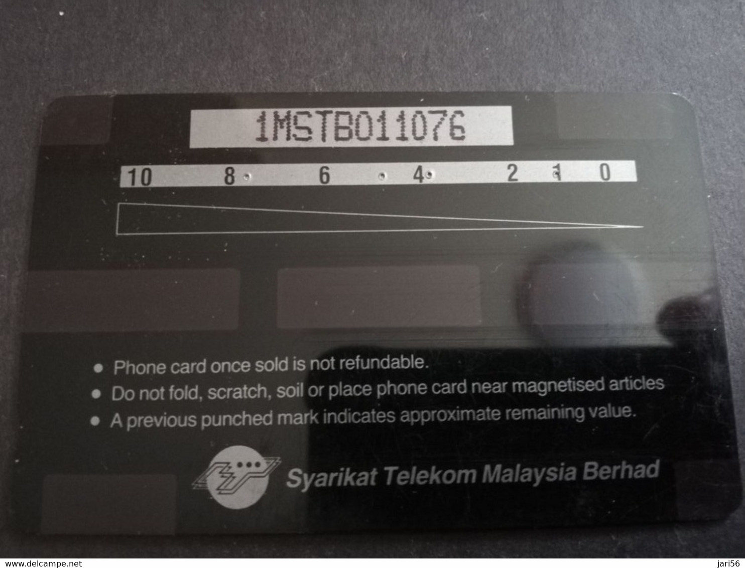 MALAYSIA Nice Used  KADFON   MAGNETIC  $10  ,-  SERIE 1MSTB        ** 5486*** - Malaysia