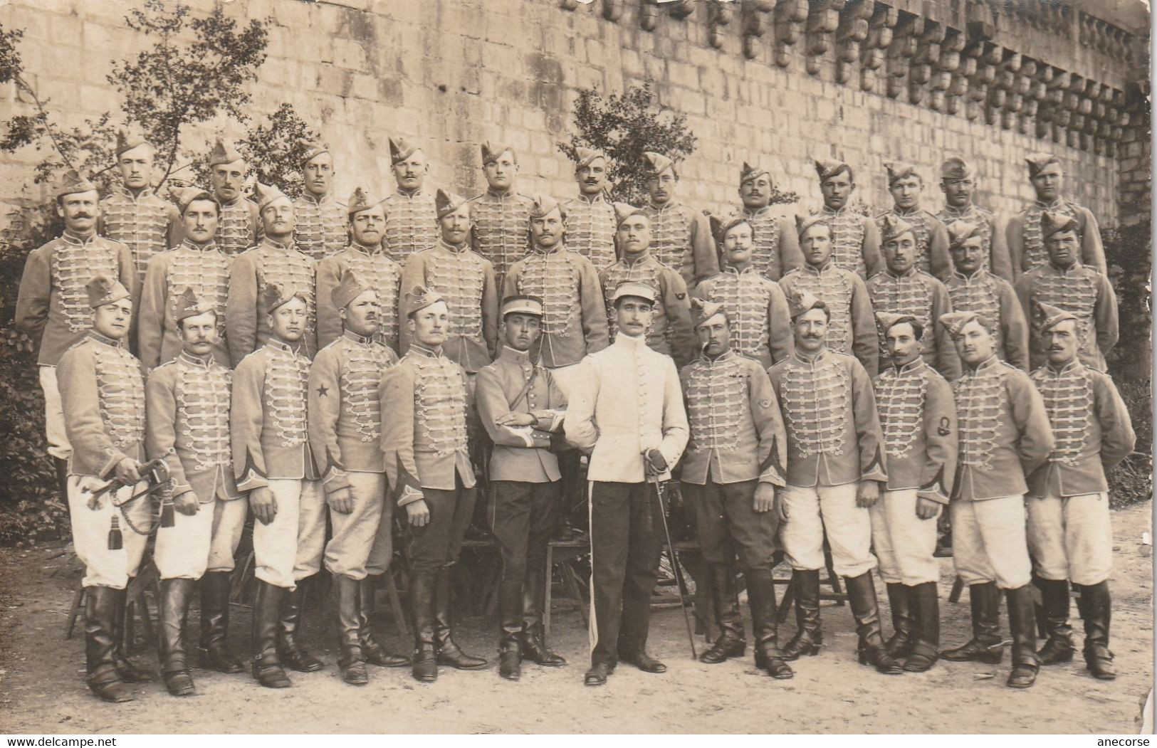 Carte Photo Groupe De Soldats Ed Bachelart Commercy - Photos