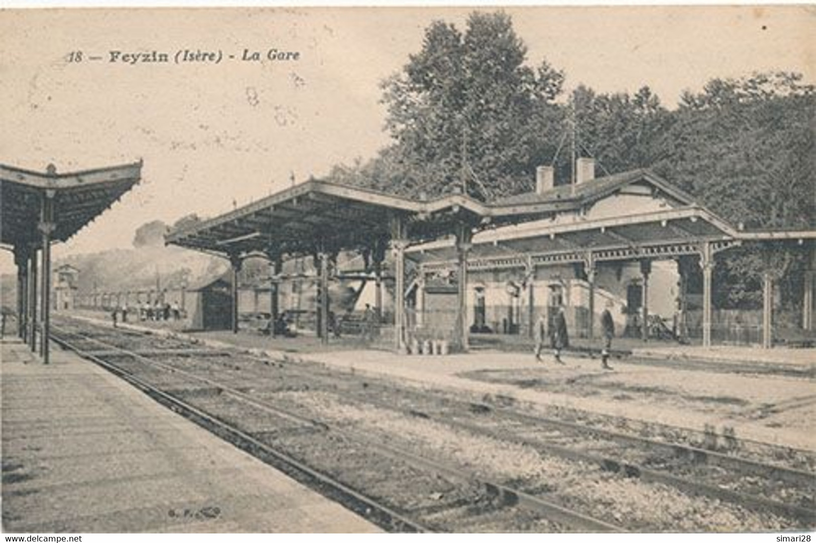 FEYZIN - N° 18 - LA GARE (CHEMIN DE FER) - Feyzin