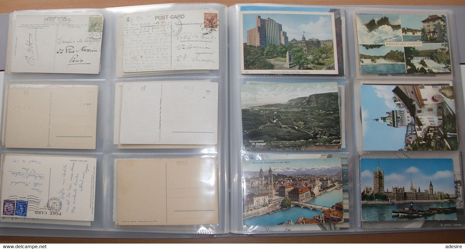 Schöner ALBUM mit 149 ALTEN ANSICHTKARTEN - Ansichtskarten von 1900 bis 1970 aus Europa Österreich Tirol Südtirol Sch ..