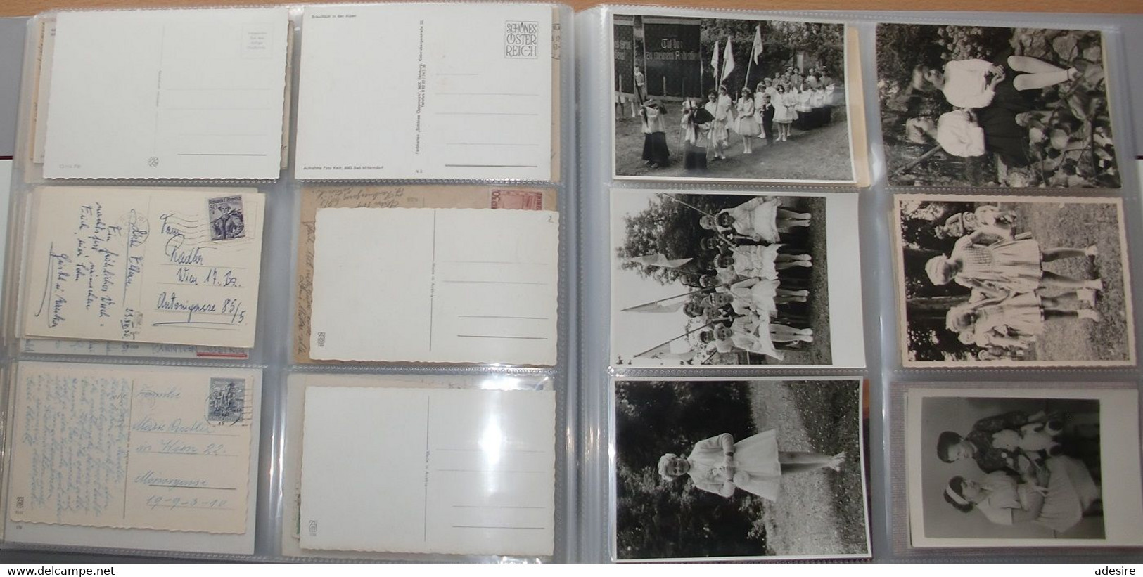 Schöner ALBUM mit 149 ALTEN ANSICHTKARTEN - Ansichtskarten von 1900 bis 1970 aus Europa Österreich Tirol Südtirol Sch ..
