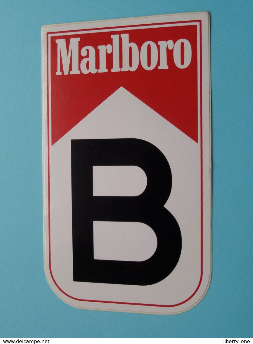 MARLBORO B ( Zie Foto Voor Détail ) Zelfklever Sticker Autocollant ! - Publicidad