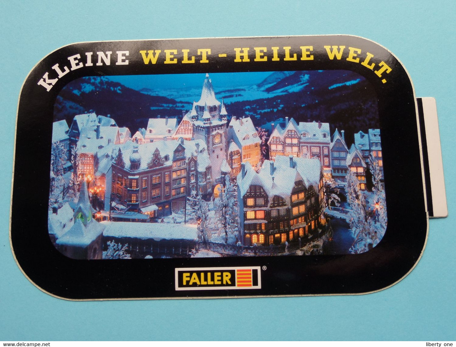 KLEINE WELT - HEILE WELT. " FALLER " ( Zie Foto Voor Détail ) Zelfklever Sticker Autocollant ! - Altri & Non Classificati