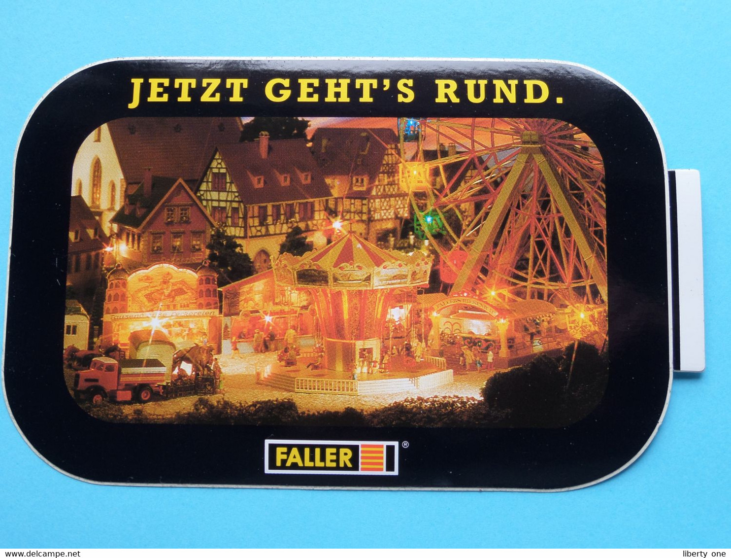 JETZT GEHT'S RUND. " FALLER " ( Zie Foto Voor Détail ) Zelfklever Sticker Autocollant ! - Andere & Zonder Classificatie