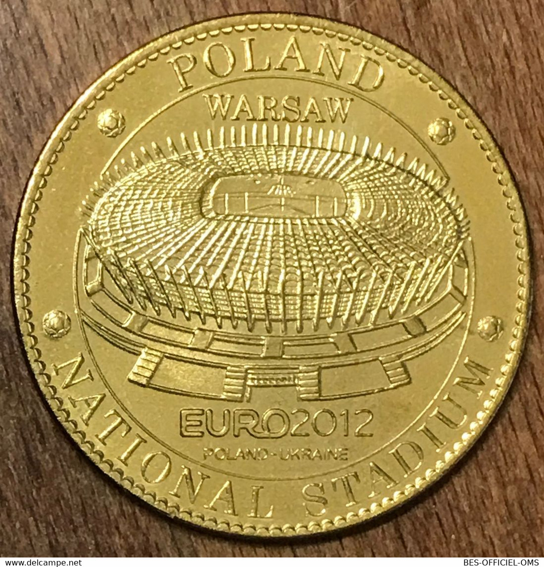 POLOGNE EURO 2012 STADE DE WARSAW FOOTBALL AB 2012 MÉDAILLE ARTHUS BERTRAND JETON TOURISTIQUE MEDALS TOKENS COINS - 2012