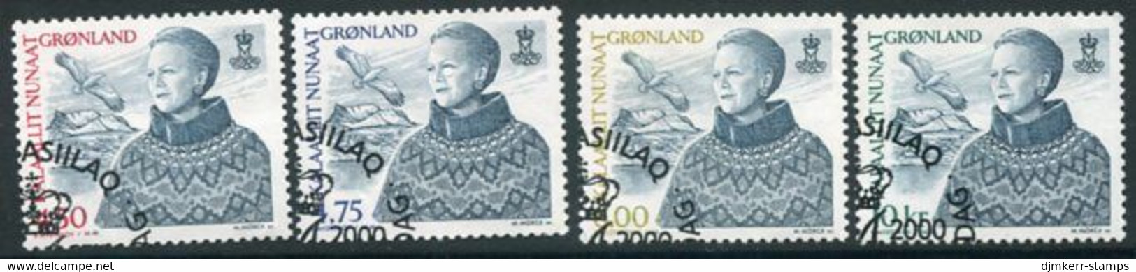 GREENLAND 2000 Definitive: Queen Margarethe Used.  Michel 351-54 - Gebraucht