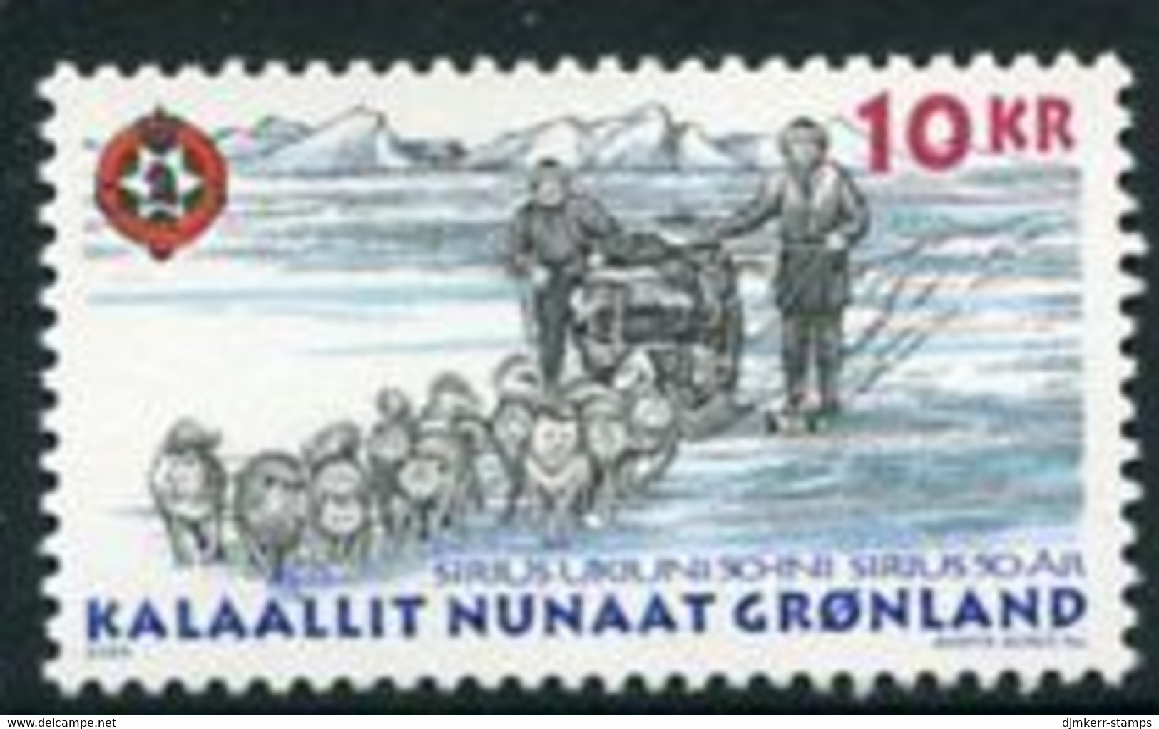 GREENLAND 2000 Sirius Sledge Patrol MNH / **.  Michel 346 - Unused Stamps