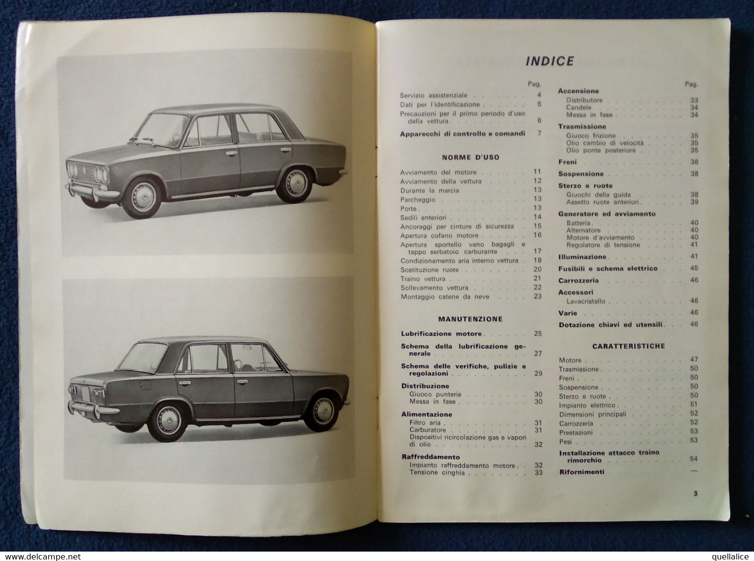 02858   "FIAT 124 SPECIAL - MANUALE USO E MANUTENZIONE - I 1969 - IV EDIZ." ORIG. - Otros & Sin Clasificación