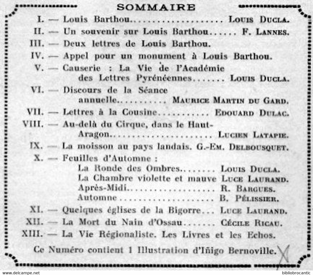 REVUE REGIONALISTE DES PYRENEES(BEARN,PAYS BASQUE,CONTREES DE L'ADOUR)n°70/08/1934 à 10/1934 < LOUIS BARTHOU - Baskenland